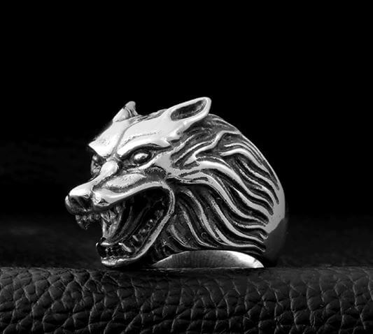 Wolf Ring High Quality Stainless Steel Animal Ring