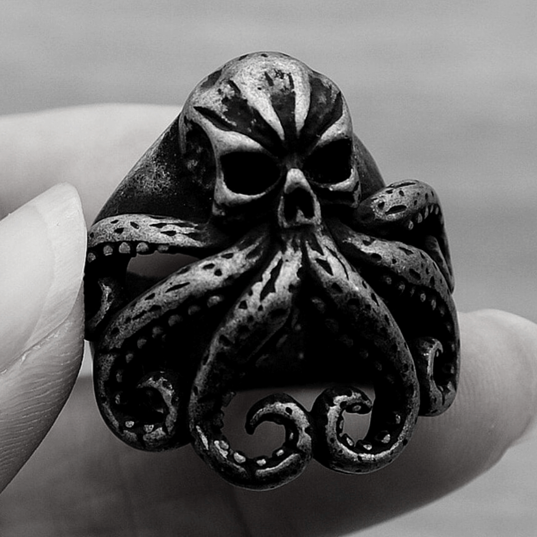 Cthulhu Stainless Steel Ring (Octopus Rings)