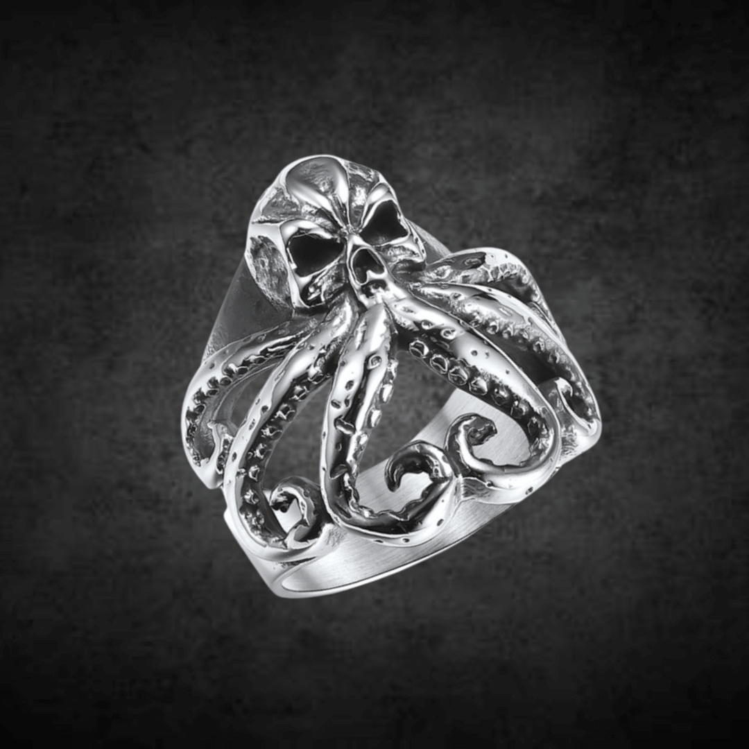 Cthulhu Stainless Steel Ring (Octopus Rings)