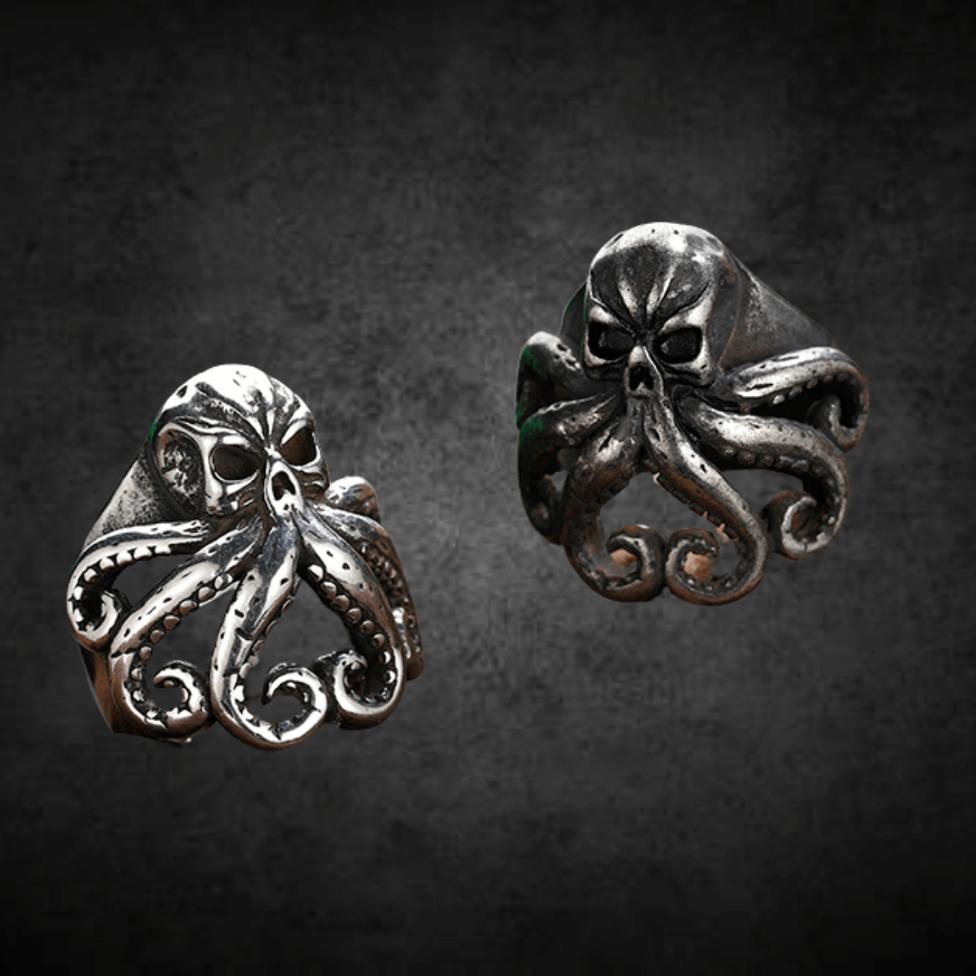 Cthulhu Stainless Steel Ring (Octopus Rings)