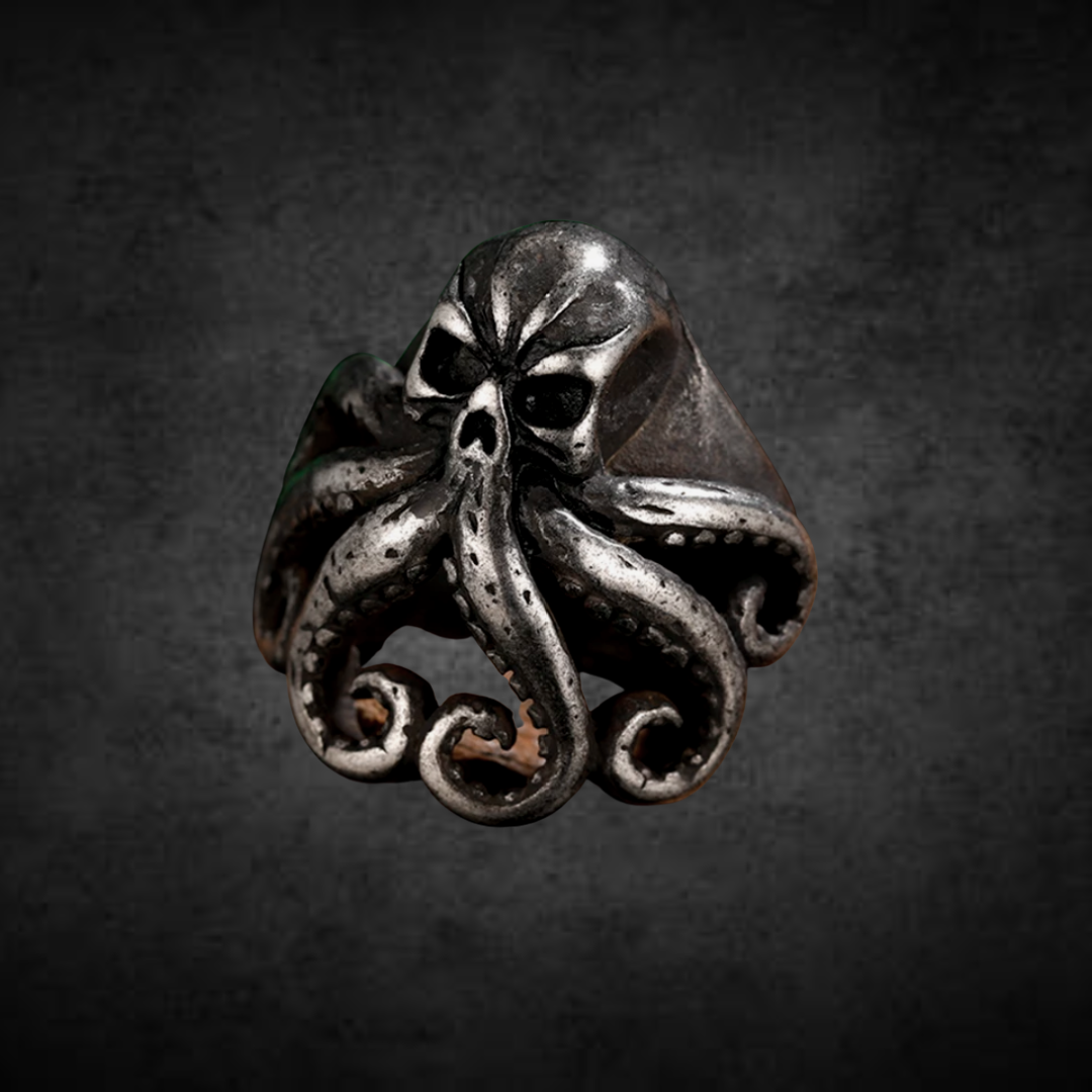 Cthulhu Stainless Steel Ring (Octopus Rings)