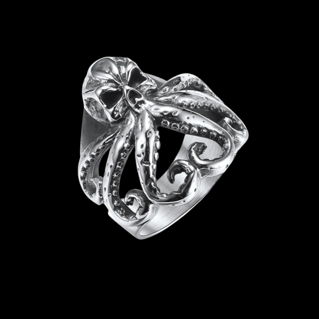 Cthulhu Stainless Steel Ring (Octopus Rings)