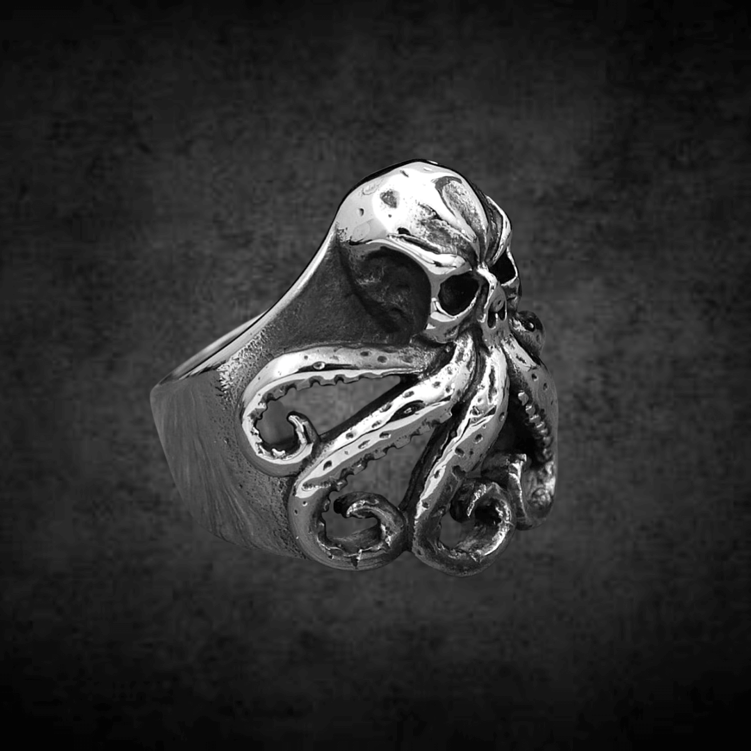 Cthulhu Stainless Steel Ring (Octopus Rings)