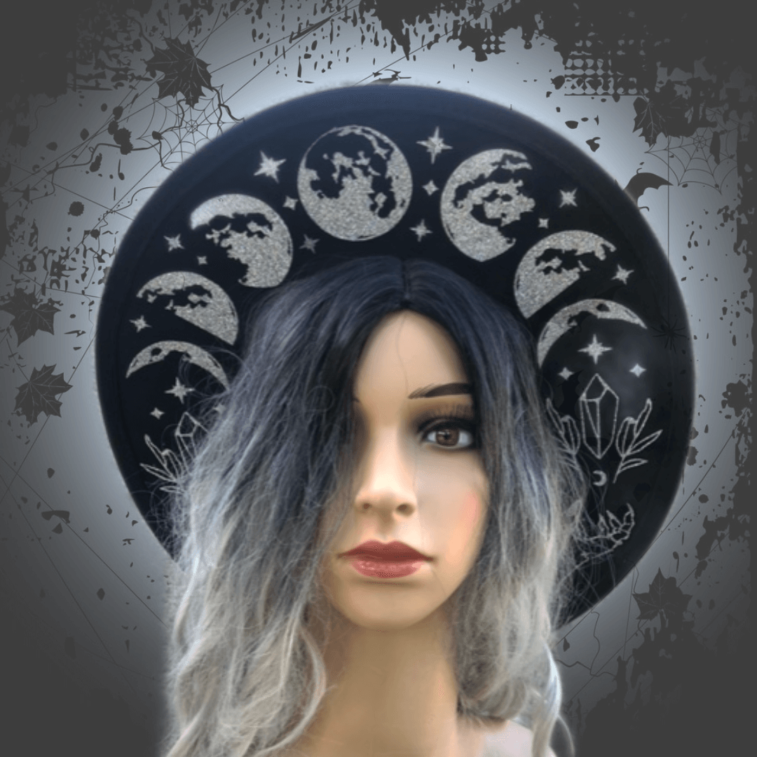 Mystical Moon festival Fedora Witchy Hat Wide Brim